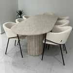 Table à manger SAKINA ovale